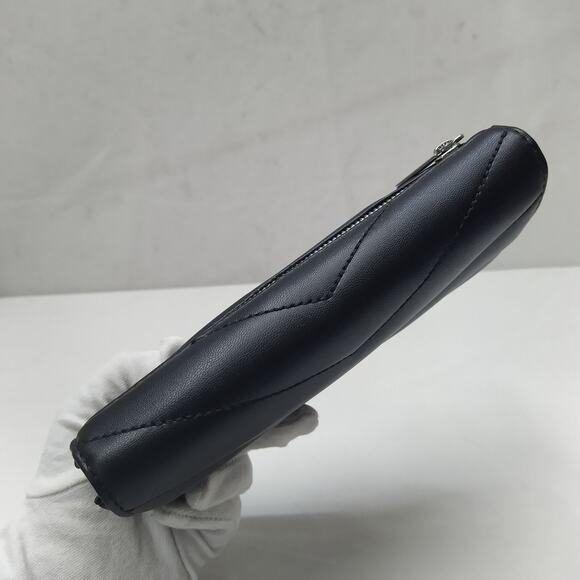 Michael Kors Jet Set Travel Black Quilted Leather Trifold Wallet - NWT $298 - Picture 5 of 16